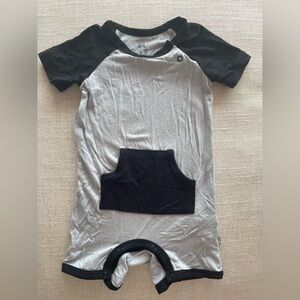 Kyte BABY Black and White Baby Romper